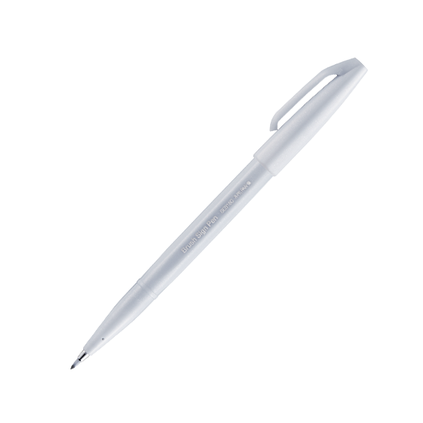 Brush Sign Pen Light Grey - Papaya.com.sg