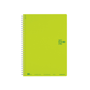 Softring Note Dotline Perforated 80shts Light Green